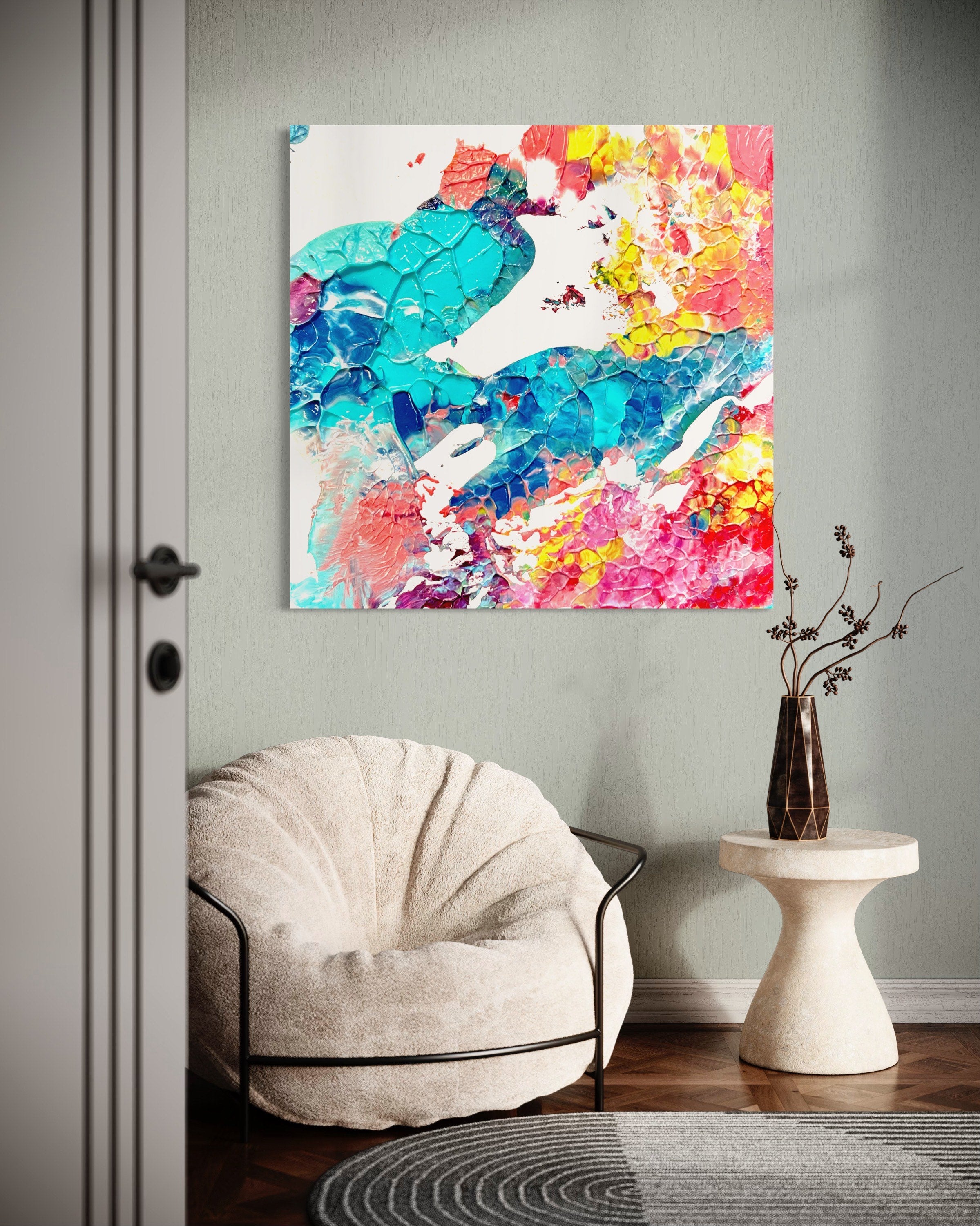 Nature's Muse: Finding Inspiration for Abstract Textured Paintings | A Tahli Talks blog post