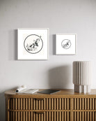 Frog leaping artwork – Zero Ground Citizen by Sarmed Mirza